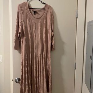 Lane Bryant Blush Midi Dress 22/24
